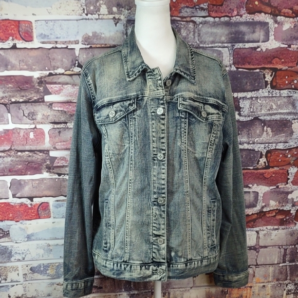 Laurie Felt Denim Jacket - Picture 1 of 7